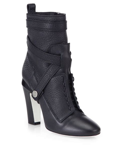 fendi ankle boots black|fendi ankle boots authentic.